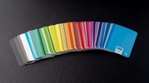 colourcoded cards showing perfectionism in business